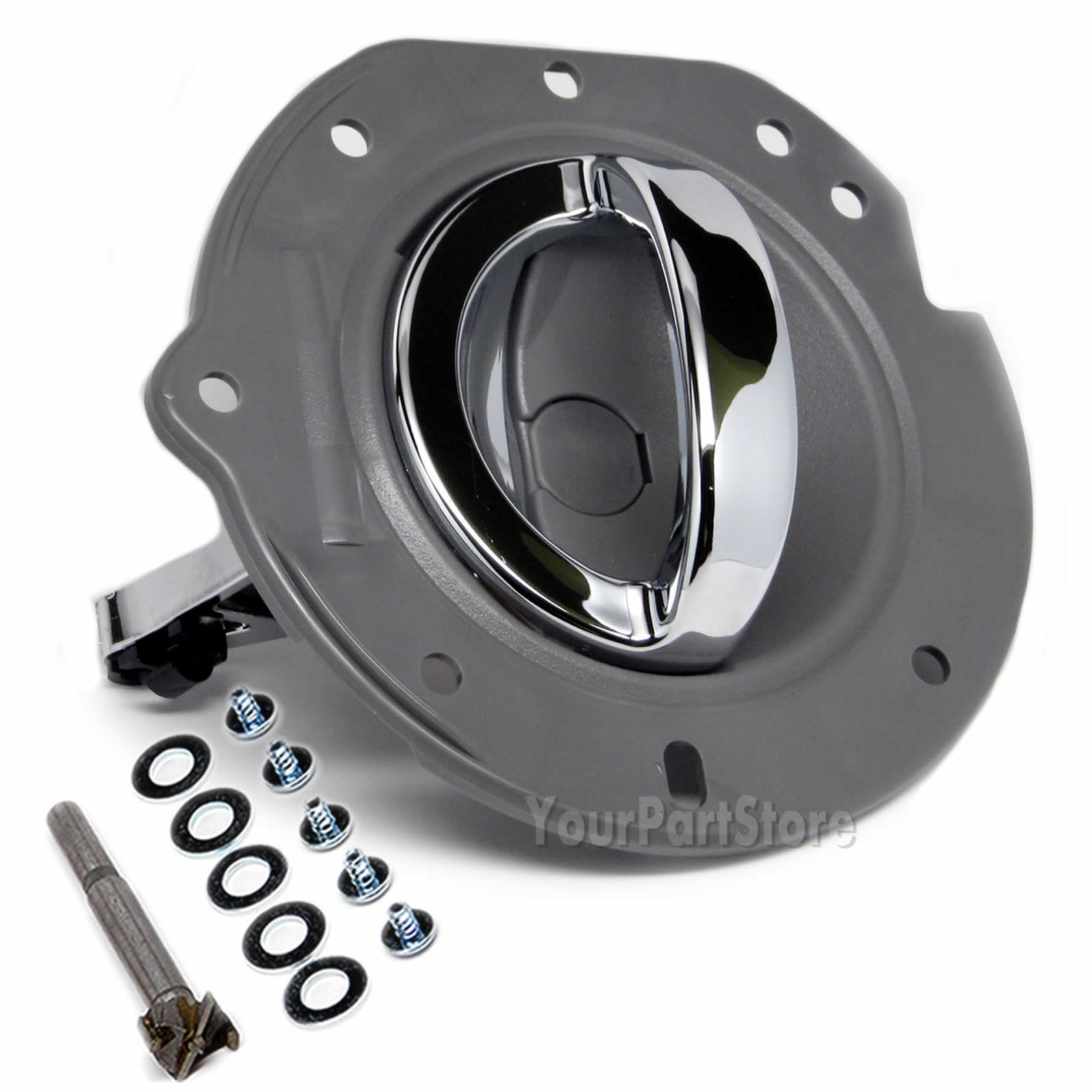 Details About Jeep Liberty Inside Interior Door Pull Handle Left Front Rear Gray Chrome Kit